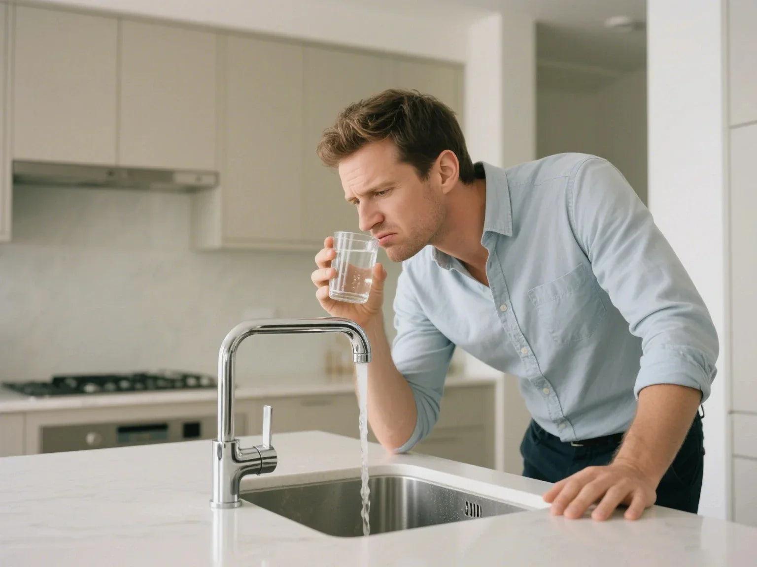 Unpleasant chlorine taste and odour from tap water