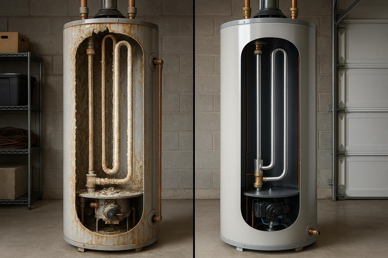 Appliance wear from scale buildup
